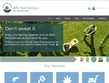 Tablet Screenshot of billsyardservice.com